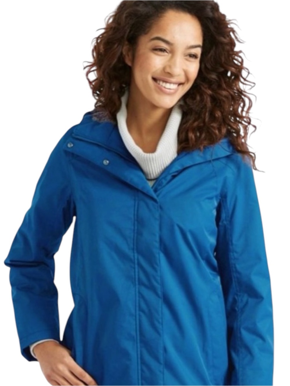 L.L.Bean Women's Winter Warmer Coat Blue Size Small
